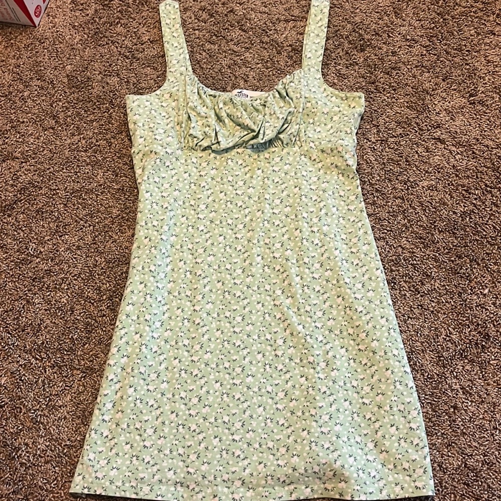 Green tank sun dress